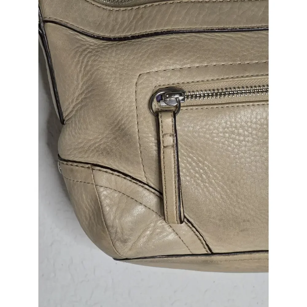 VINTAGE COACH F12321 MADISON TAN PEBBLE LEATHER SHOULDER BAG OLD SCHOOL LOOK Y2K
